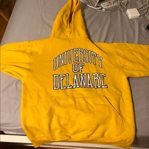 Yellow University of Delaware Sweatshirt